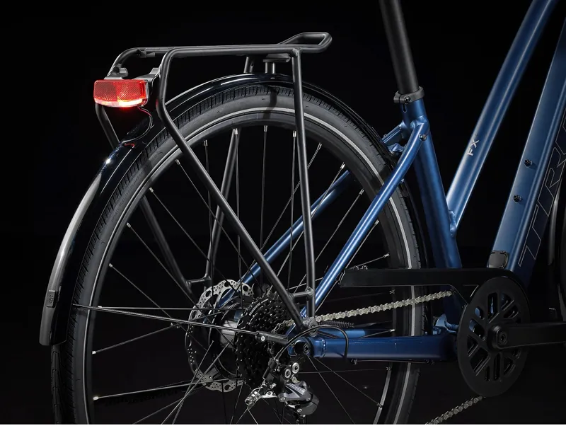 Trek Fx+ 2 Electric Hybrid Bike in Mulsanne Blue-3